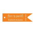 100 PCS Love is Sweet Customized Hang Tags Personalized Wedding Favor Gift Paper Tag