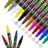 12/18/24 Farben Acryl Graffiti Stifte Premium Ultra-Fine für Künstler Designer und