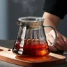 Leeseph-Kaffee karaffe Kaffees erver aus Boro silikat glas zum Übergießen einer klaren Kaffeekanne
