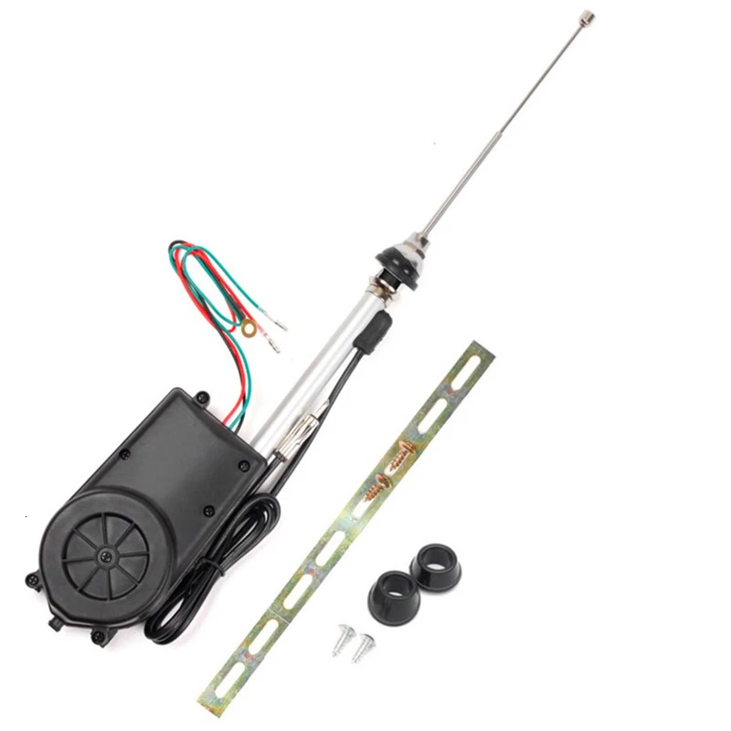 Neue auto elektrische antenne radio auto booster netzteil antenne kit auto signal elektrische 12V außerhalb auto antenne AM/FM radio Image