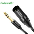 Shulian cable 6 35 Zoll trs zu xlr Stecker Kabel symmetrischer mm trs Stecker zu 3-poligem xlr