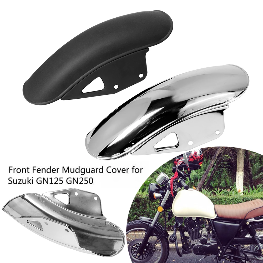 Neue Motorrad Kotflügel Vorne Schmutzfänger Schutz Verkleidung Kotflügel Verkleidung Schmutzfänger Spritzschutz Rad Abdeckung Für Suzuki GN125 GN250 Image