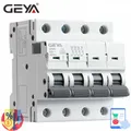 GEYA GYM9 4P 6KA Brechen Kapazität MCB Din Schiene Mini Circuit Breaker 6A-63A AC Typ Direkt Ab Werk