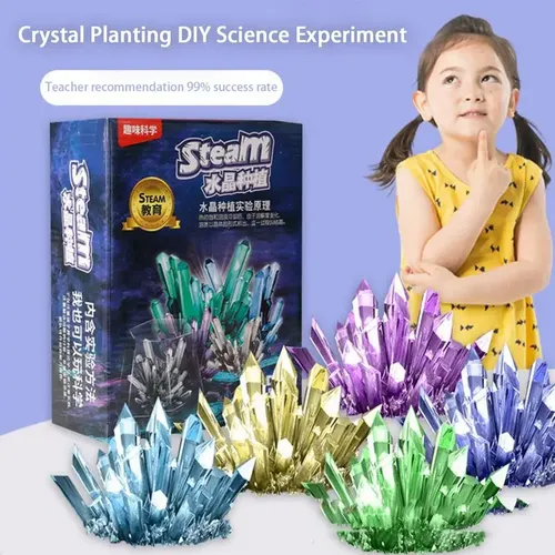 Kristall Wissenschaft Experimente Spielzeug Kristall wachsen Kit pädagogische Spielzeug Wissenschaft