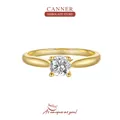 Canner Klaue Diamant 925 Sterling Silber Ringe für Frauen Zirkonia feinen Schmuck glänzend 18k