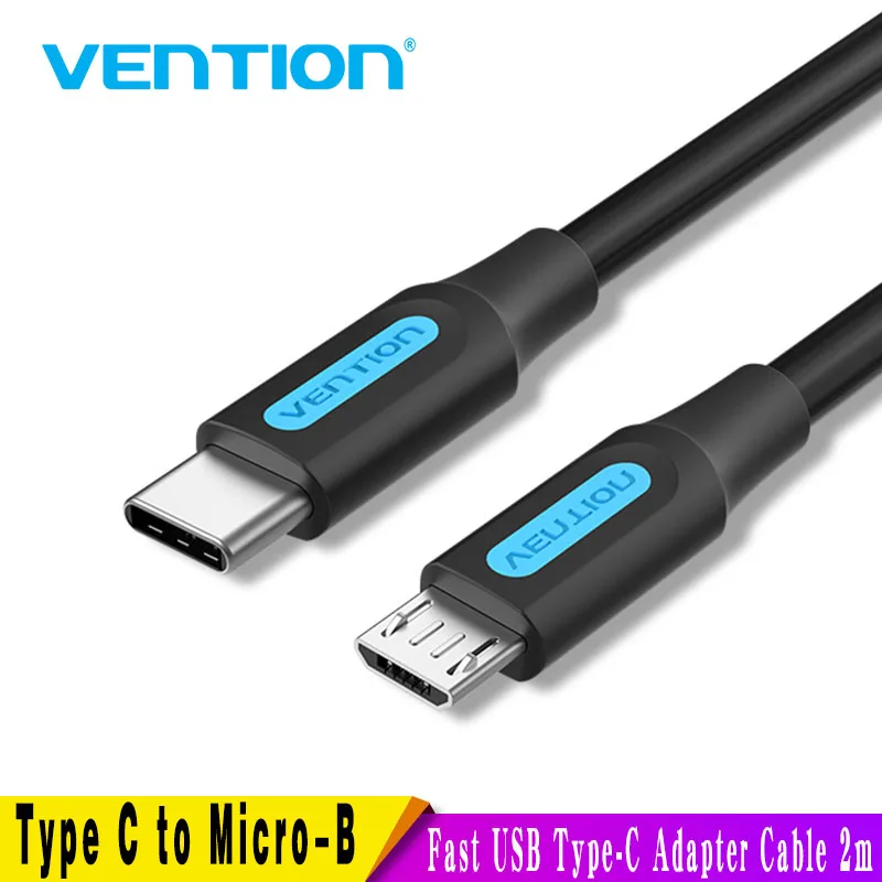 Vention Typ C auf Micro-USB-Kabel, schneller USB-Typ-C-Adapter für Samsung Huawei Xiaomi MacBook Pro, OTG-Handy, Micro-USB-Kabel Image