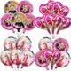5pcs 18inch Barbie Puppe Geburtstags feier liefert Folie Helium Ballon Kinder DIY Geschenk Party