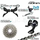 SHIMANO SORA R3000 2x9 Fach-gruppe mit Shifter Front Schaltwerk Kassette Kettenrad COG Kette-Road