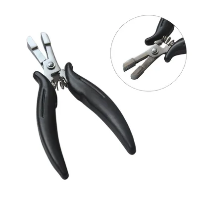 Fusion Bond Crusher Tool für Keratin Haar verlängerungen Haar verlängerung zange für Mikro ring vor gebundene Haar verlängerung Entferner