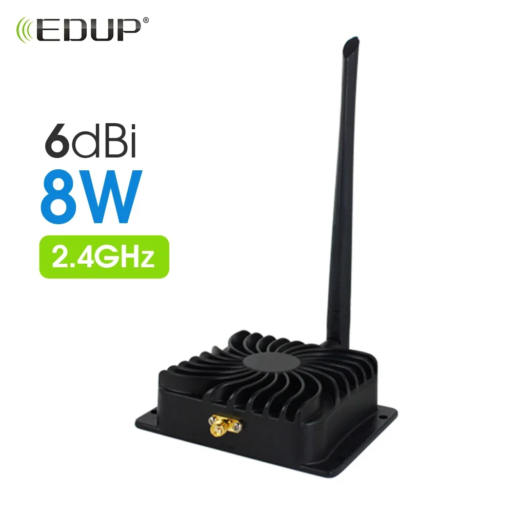 EDUP AB003 8W WiFi Booster 2,4 GHz Wifi Power Signal Verstärker Router Range Extend Drahtlose Fernbedienung Long Range Extender Image