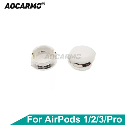 Aocarmo für Apple Airpods 1 2 3 Pro Pro2 Kopfhörer Boden kappe Abdeckung Ladeans chluss Ersatzteil Image