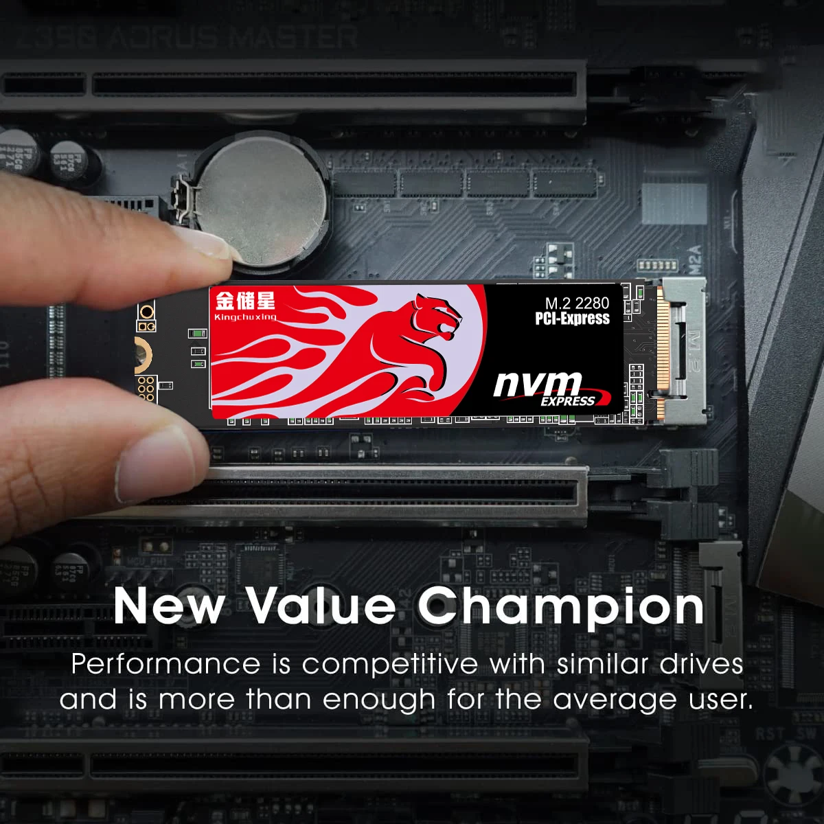 Kingchuxing ssd nvme m2 festplatte ssd 1tb m2 nvme ssd 512gb pcie 3,0 intern für laptop desktop ssd41504 Image