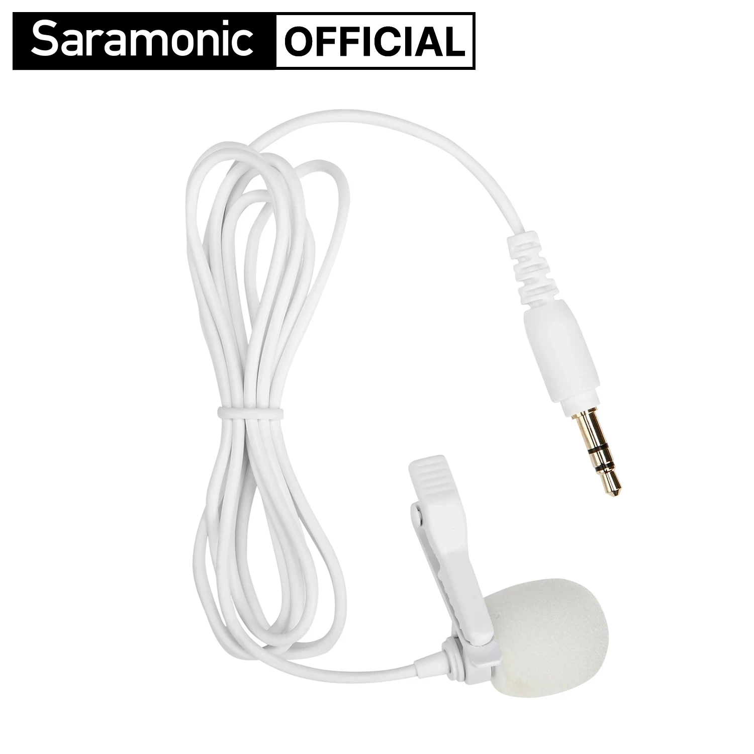 Saramonic sr-m1w 3,5mm trs laval ier revers mikrofon für dslr kameras camcorder drahtloses mikrofon youtube aufzeichnung live streaming Image