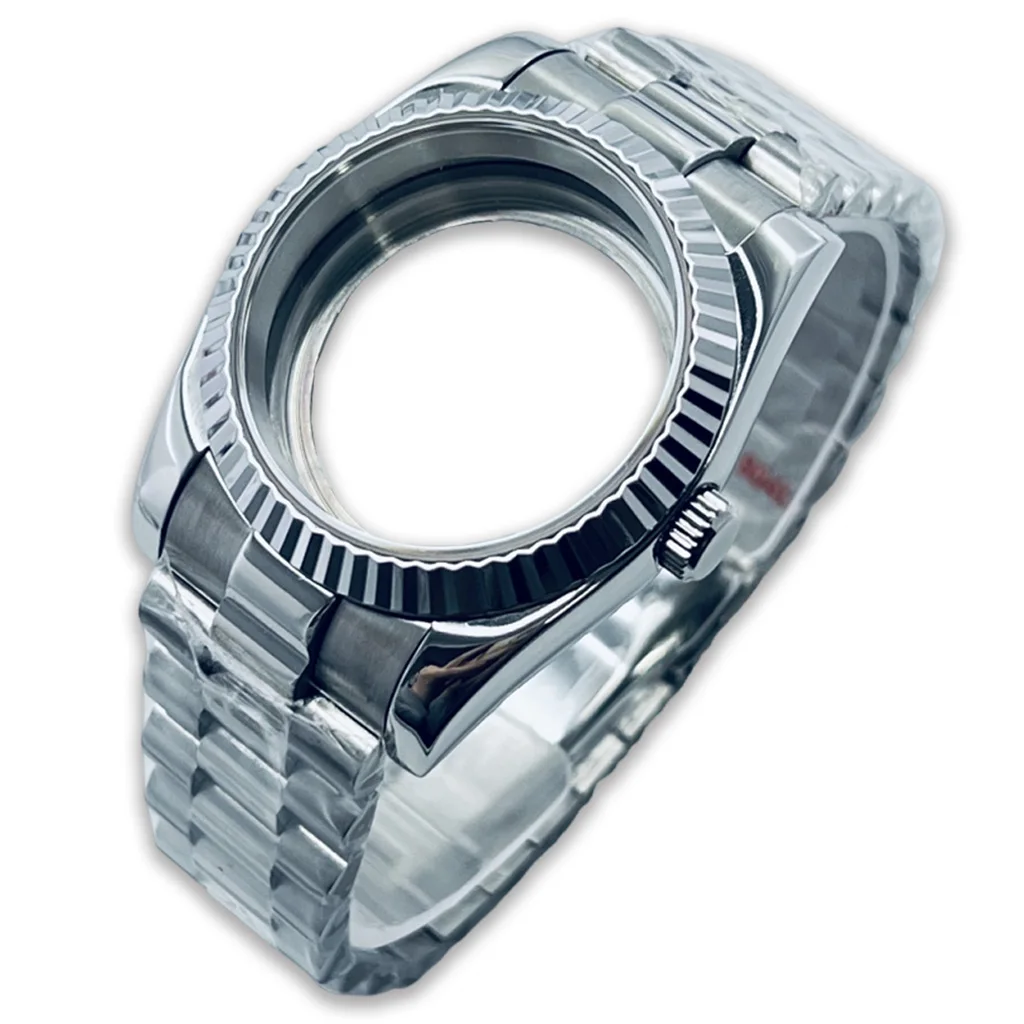 Hochwertiges 36mm 40mm NH34 NH35 NH36 NH38 NH70 NH72 ETA2824 PT5000 Uhrengehäuse mit wasserdichtem Saphirglas Image