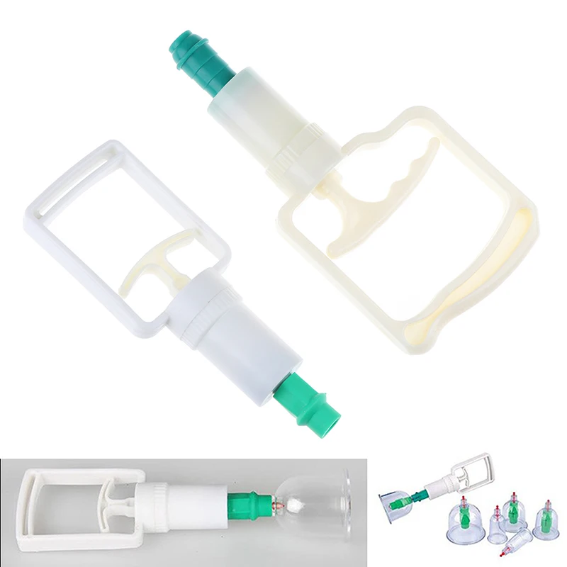 Chinesische Medizinische Vakuum Schröpfen Luft Pistole Saugpumpe Körper Schröpfen Therapie Tassen Zurück Arm Massage Aids Luft Extraktion Zubehör Image