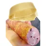 9 teile/los große Hüllen für Wurst salami pro Länge: 100cm breit: 75mm Salami Wurst verpackungs