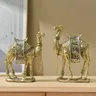 Kamel figur Sammlung moderne Harz Tischplatte Ornament Kamels kulptur für Schrank Wohnzimmer Regal