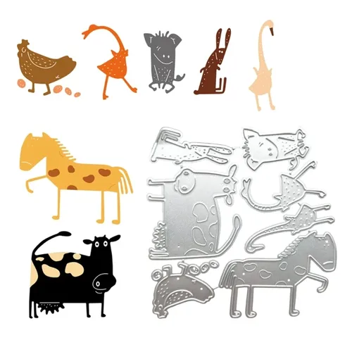 Tiere Metall Stanzformen Scrapbooking Schablone Stanzungen Karte Prägung DIY Form