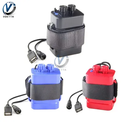 8 4 V 6 Abschnitt 18650 Wasserdichte Sicherheit Radfahren Batterie Pack mit DC und Usb-schnittstelle