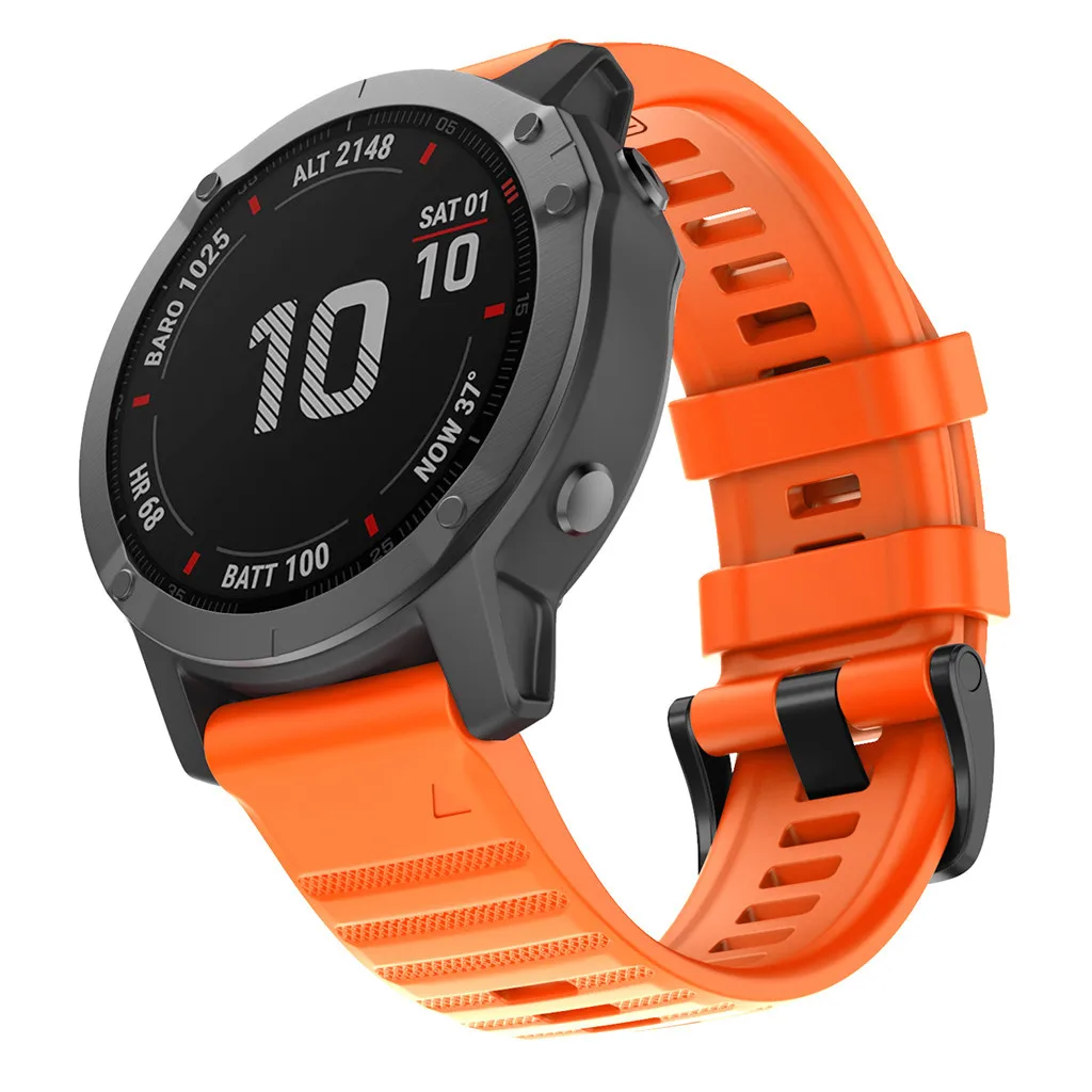 für Garmin Watch 22 mm 26 mm Quickfit Silikonarmband für Garmin Fenix 7 7X Pro 5 5X 6 6X/Epix Pro (Gen2)/MARQ/TACTIX Easy Fit Band Image