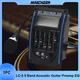 LC-5 5 Band Akustische Gitarre Preamp EQ Equalizer Pickup Tuner System mit Micro Telefon Pickup