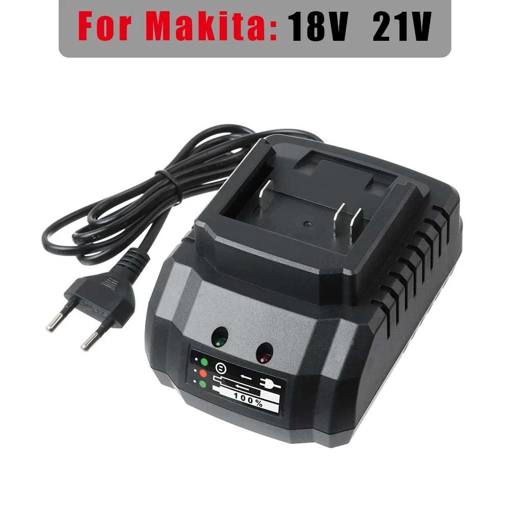 Batterieladegerät Ersatz für Makita Modell 18V 21V Li-Ion BL1415 BL1420 BL1815 BL1830 BL1840 BL1860 Bohrmaschine Schleifer Image