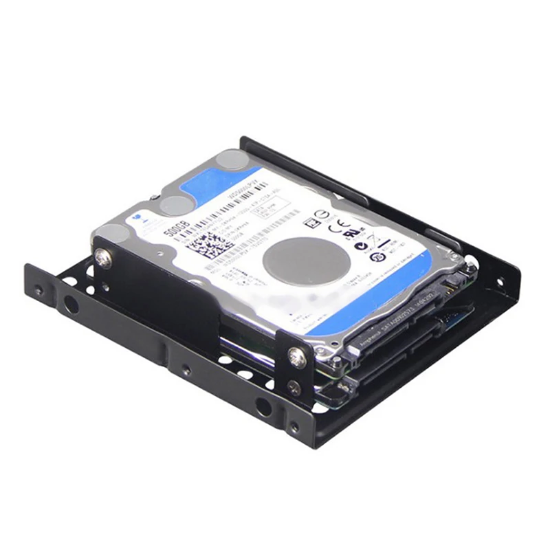 Dual Desktop SSD Montagehalterung 2,5 bis 3,5 Zoll Festplattenhalterung Festplatte Interner Adapter Montagesatz Halterung Image