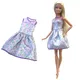 Nk 1 pcs Mode Dame Outfits Freizeit kleidung Kleid lila Rock Party kleidung für Barbie Puppe Zubehör