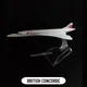 1:400 Metall Frankreich Concorde Replik Flugzeug Flug gesellschaften Flugzeug Druckguss Flugzeug