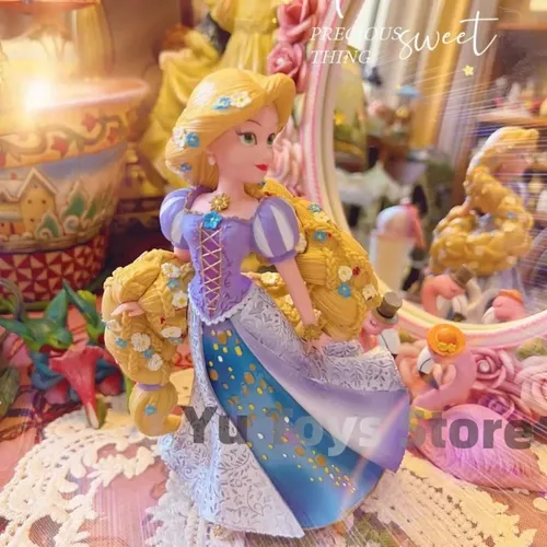 Neue 20cm Disney Figur gefroren Elsa Anna Schnee wittchen Rapunzel Harz Anime Modell Puppe