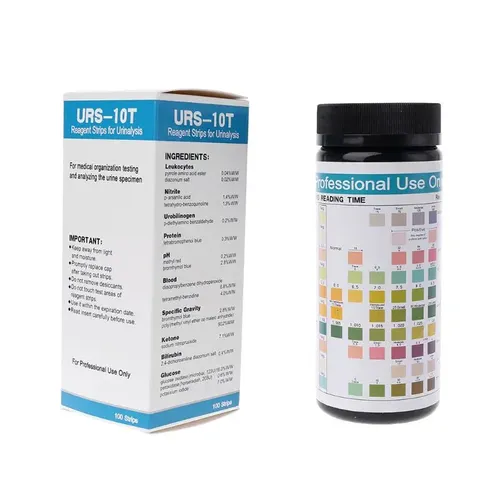 Komplette 10-in-1-Urinteststreifen 100ct Urin analyze Dip-Stick-Testkit Leukozyten Nitrit