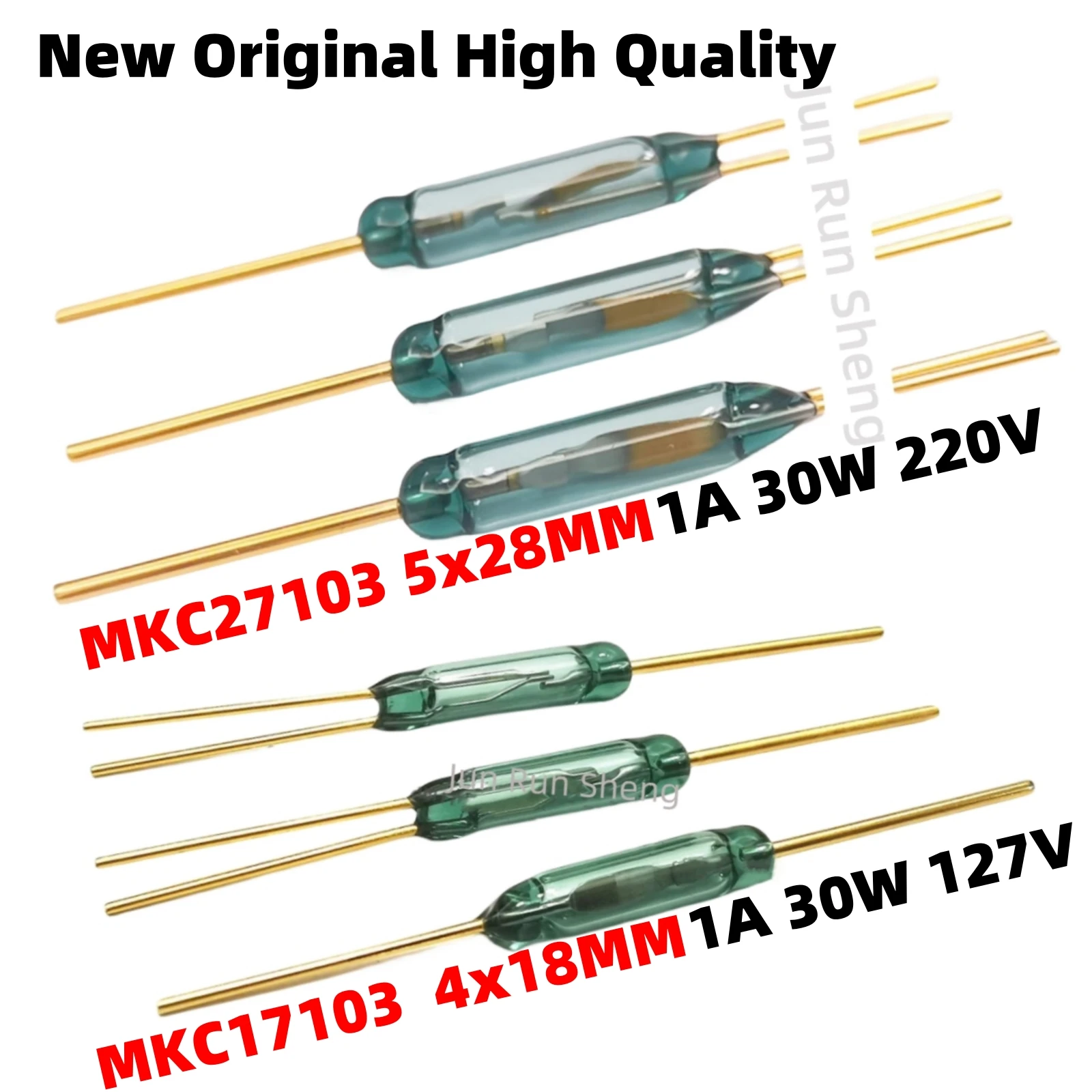 Original High Power Reed Schalter Magnetische Sensor MKC-27103 5*28 MM MKC27103 Normalerweise Offen/Geschlossen NO/NC MKC-17103 4*18 MM MKC17103 Image