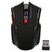 Deyuer Ergonomic 6 Keys 1600DPI 2.4GHz Wireless Gaming Mouse USB Receiver for PC Laptop Black