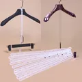 5Pcs Kleidung Shop Aufhänger Verbindung Streifen Mit Aufhänger Loch Hosen Rack Halter Transparent