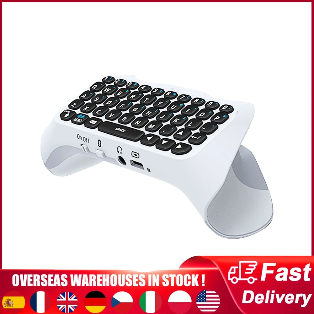 3,5mm Gaming Wireless Keyboard 3,0 Controller Pad für Sony PS5 Dual Sense Gamepad Mount Mini-Tastatur eingebauten Lautsprecher Image