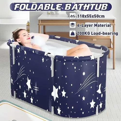 Tragbare Klapp badewanne große Kunststoff badewanne Bad eimer Isolierung Bade badewanne für