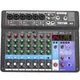 TEYUN 8 Kanal Sound Audio Mixer 24 DSP Wirkung Bluetooth PC USB Spielen Aufnahme Mixing DJ Konsole