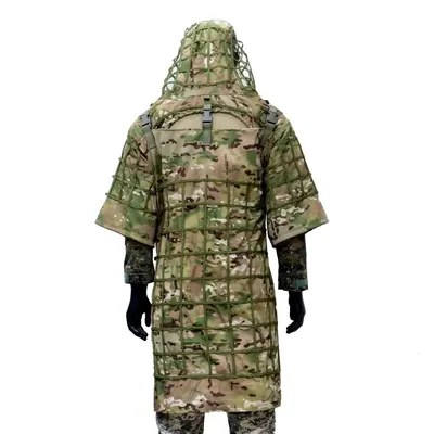 Multicam Taktische Ghillie Anzug Outdoor Jagd Kleidung Camouflage Plaid Tuch Armee Sniper Airsoft Paintball Militärische Ausrüstungen