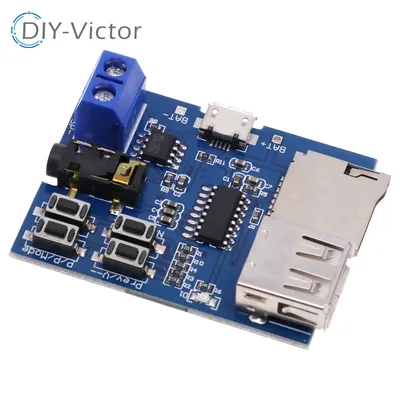 Micro USB MP3-Modul TF-Karte u Disk MP3-Format Decoder Board Verstärker Decodierung Image
