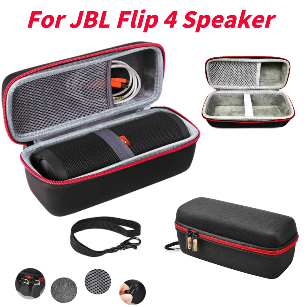 Lautsprecher Durchführung Reise Schutzhülle für JBL Flip 5 Drahtlose Bluetooth-kompatibel Lautsprecher Stoßfest Wasserdichte Hard Shell Image