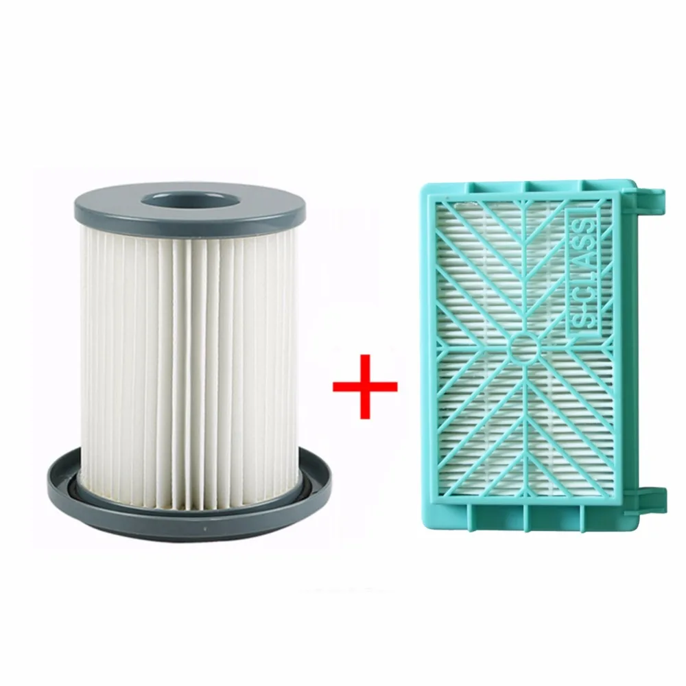 2 teile/satz Staubsauger HEPA-Filter Element + Luftfilter für Philips FC8720 FC8724 FC8732 FC8734 FC8736 FC8738 FC8740 FC8748 Image