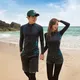 Rash Guard Frauen Badeanzug 2024 Liebhaber Neopren anzug Tauchanzug Langarm Bade bekleidung Männer