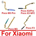 Finger abdrucks ensor Flex kabel für Xiaomi Poco X3 Pro F3 Pro M3 Pro für Redmi 9t Home Key Touch ID