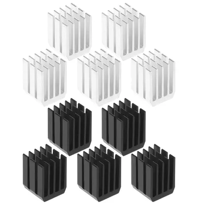 5 teile/satz 9*9*12mm Aluminium Kühlung Kühlkörper Chip RAM Kühler Kühlkörper Kühler Hohe Qualität
