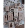 Vinage Zeoy umgestürzte Bäume Blätter Holz stempel für DIY Scrap booking Fotoalbum Karten