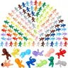 120 stücke Mini-Plastik babys winzige Plastik babyfiguren kleiner König Kuchen Babys Masse für