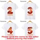 Disney Drehen Rot Panda Mei Lee Anzahl Bogen Drucken T shirt Kinder Kleidung 1 2 3 4 5 6 7 8 9 jahre