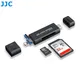 JJC Microsd Speicher kartenleser Adapter mit USB USB 3.0/2 0 Typ A/Blitz/USB 3 0 Typ C Anschluss für
