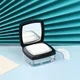 Tragbare Mini 5g Pulver Box leere Sieb lose Topf Quadrat mit Puff Kosmetik Reise Make-up Glas