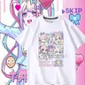 Bedürftige Mädchen Überdosis Kangel Overs ize T-Shirt Manga Grafik T-Shirt Frauen niedlichen Top